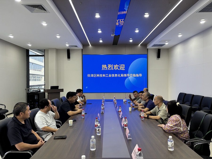 任澤區科技和工業信息化局領導來石考察交流